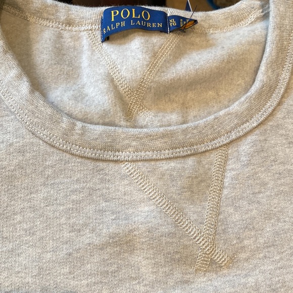 Men’s Polo Ralph Lauren POLO 1967 Athletic. Dept. Grey Crew Sweatshirt, XL, XXL - Picture 9 of 11